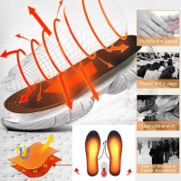 Устілки TUKNON із підігрівом для взуття, що заряджаються через USB, чорний (my-13006)