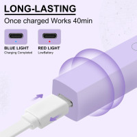 Міні УФ-світлодіодна лампа для нігтів Diesisa фіолетовий (my-6080)