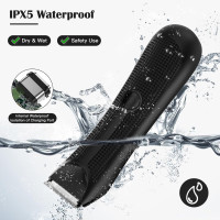 Мужской триммер Vexloria VE-Body Groomer-Black с керамической головкой лезвий (my-8037)