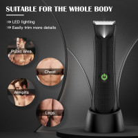 Мужской триммер Vexloria VE-Body Groomer-Black с керамической головкой лезвий (my-8037)