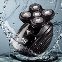 Набор для влажного и сухого бритья RQ-818 5 в 1, триммер для носа, ушей, бороды, бритва для лица, перезаряжаемый (my-13102)