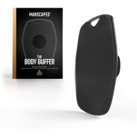 Премиум мочалка MANSCAPED для питания, очищения и отшелушивания кожи черная (my-8087)