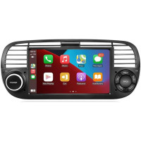 Автомобільна магнітола GOJOHO CarNav Fiat 500 Radio з GPS-навігацією CarPlay, 7 дюймів (my-19126)