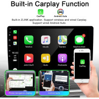 Автомобільна магнітола GOJOHO CarNav Fiat 500 Radio з GPS-навігацією CarPlay, 7 дюймів (my-19126)
