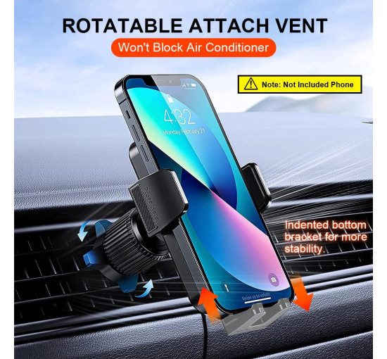 Автомобильный держатель STHIRA PA01 для мобильного телефона, универсальный, темный (my-19169)