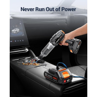 Автомобільний пилосос SEALIGHT X1 PP, портативний, бездротовий, 120 Вт (my-19147)