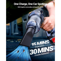 Автомобильный пылесос SEALIGHT X1 PP, портативный, беспроводной, 120 Вт (my-19147)