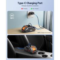 Автомобильный пылесос SEALIGHT X1 PP, портативный, беспроводной, 120 Вт (my-19147)