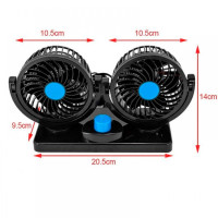 Автомобільний вентилятор, 12, подвійний (my-19087)