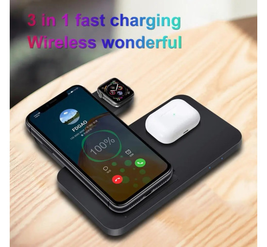 Бездротова зарядна станція PDKUAI, 15 Вт, білий (my-19156)