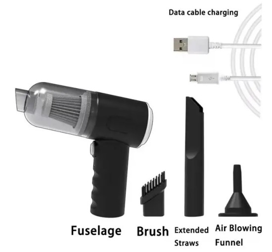 Бездротовий акумуляторний пилосос Vacuum Cleaner AS-228, чорний (my-19159)