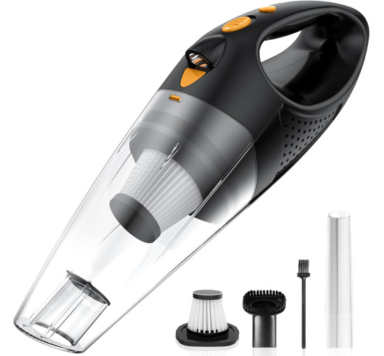 Беспроводной ручной пылесос Powools AK-007A с 2 фильтрами, оранжевый (my-19173) Беспроводной ручной пылесос Powools AK-007A с 2 фильтрами, оранжевый (my-19173)