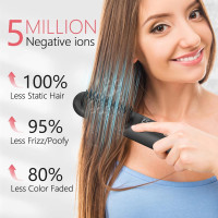 Беспроводной выпрямитель для волос Sm Liters Beauty XWS-890 с отрицательными ионами, 9600 мА·ч, ЖК-дисплей, черный (my-19198)