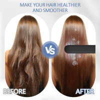 Бездротовий випрямляч для волосся Sm Liters Beauty XWS-890 з негативними іонами, 9600 мА·год, РК-дисплей, чорний (my-19198)