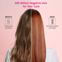 Беспроводной выпрямитель для волос Sm Liters Beauty XWS-890 с отрицательными ионами, 9600 мА·ч, ЖК-дисплей, черный (my-19198)