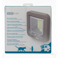 Дверцята для кішок SureFlap SUR001BR з мікрочіпом, RFID-мітки на нашийнику, коричневий (my-19108)