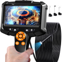 Ендоскопічна камера з підсвічуванням Daxiongmao, HD-бороскоп 1080P з 8 регульованими лампами, 4,3 дюйми (my-19129)