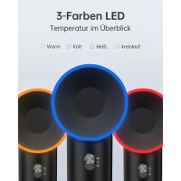 Фен Laifen Retro, 1400 Вт, з безщітковим двигуном 110 000 об/хв, чорний (my-19075)