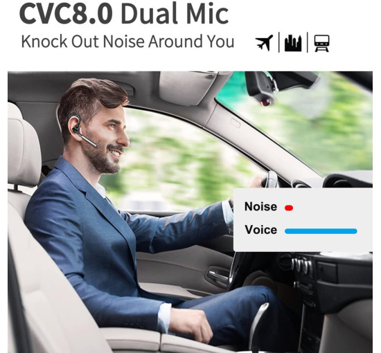 Гарнитура CONAMBO K18 Pro Bluetooth V5.1, 16 часов в режиме разговора HD CVC8.0, черный (my-19065)
