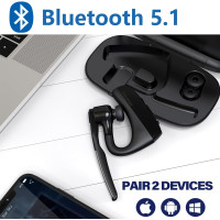 Гарнитура CONAMBO K18 Pro Bluetooth V5.1, 16 часов в режиме разговора HD CVC8.0, черный (my-19065) Гарнитура CONAMBO K18 Pro Bluetooth V5.1, 16 часов в режиме разговора HD CVC8.0, черный (my-19065)