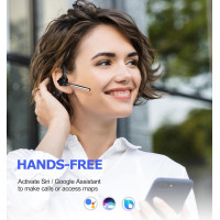 Гарнитура CONAMBO K18 Pro Bluetooth V5.1, 16 часов в режиме разговора HD CVC8.0, черный (my-19065) Гарнитура CONAMBO K18 Pro Bluetooth V5.1, 16 часов в режиме разговора HD CVC8.0, черный (my-19065)