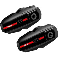 Гарнітура XGP Bluetooth для мотоциклетного шолома, для двох мотоциклістів, чорний (my-19072) Гарнітура XGP Bluetooth для мотоциклетного шолома, для двох мотоциклістів, чорний (my-19072)