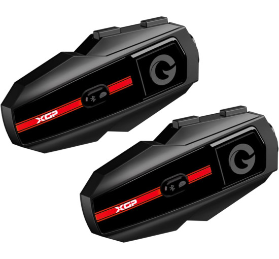 Гарнітура XGP Bluetooth для мотоциклетного шолома, для двох мотоциклістів, чорний (my-19072) Гарнітура XGP Bluetooth для мотоциклетного шолома, для двох мотоциклістів, чорний (my-19072)