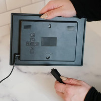 Будильник Limitless SDC-801, що говорить, з функцією нагадування про прийом ліків, чорний (my-19137)