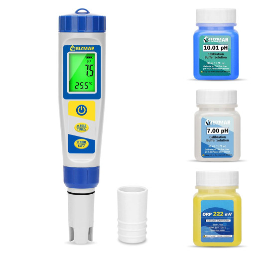 Вимірювач хлору UIUZMAR, pH та солі для басейнів 7-в-1(my-19161) Вимірювач хлору UIUZMAR, pH та солі для басейнів 7-в-1(my-19161)