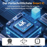 Кімнатна HDTV-антена QGClearSO DE-15806 для телевізорів з магнітною основою, сірий (my-19094)