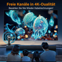 Комнатная HDTV-антенна QGClearSO DE-15806 для телевизоров с магнитным основанием, серый (my-19094)