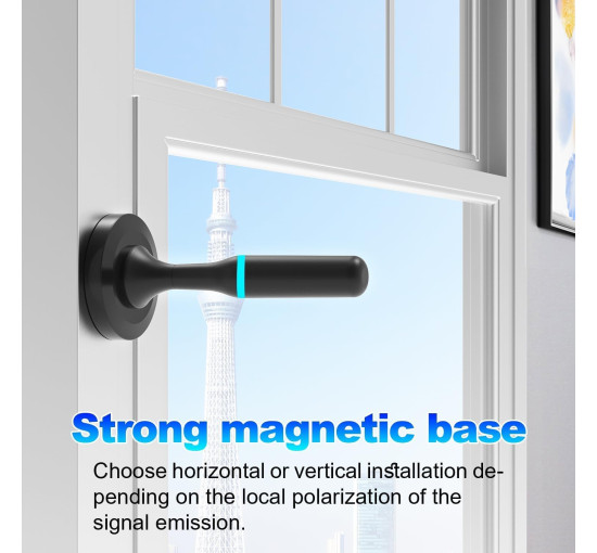 Комнатная цифровая телевизионная антенна DTB TECH дальнего действия с усилителем сигнала, 4K 1080P HDTV, черная (my-19111)