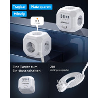 Куб із розетками STARYAR P194-35W 35 Вт, білий (my-19123) Куб із розетками STARYAR P194-35W 35 Вт, білий (my-19123)