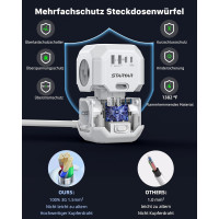Куб із розетками STARYAR P194-35W 35 Вт, білий (my-19123) Куб із розетками STARYAR P194-35W 35 Вт, білий (my-19123)
