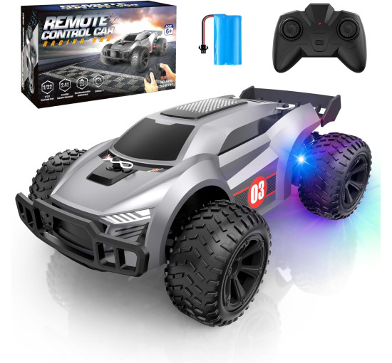 Машинка с дистанционным управлением Buoeuik Монстр-трак, 2,4 ГГц со светодиодными фарами (my-19192)