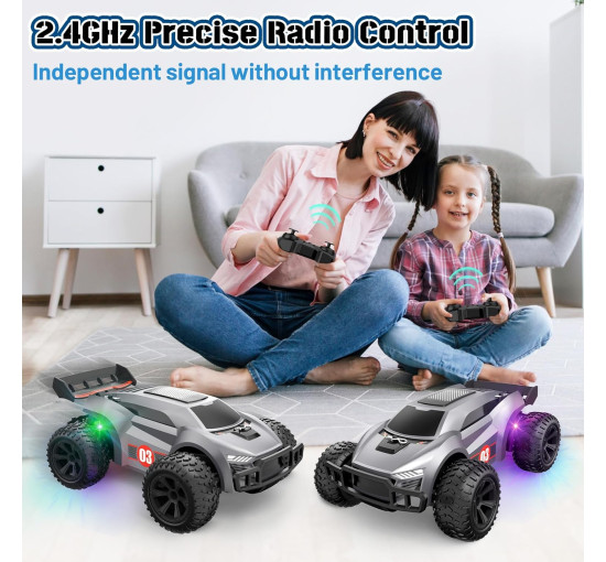 Машинка с дистанционным управлением Buoeuik Монстр-трак, 2,4 ГГц со светодиодными фарами (my-19192)