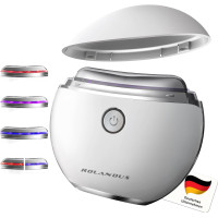 Масажер для обличчя Rolandus FY-Z2401DL з вібрацією та нагріванням, білий (my-19154)