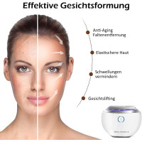 Массажер для лица Rolandus FY-Z2401DL с вибрацией и нагревом, белый (my-19154)