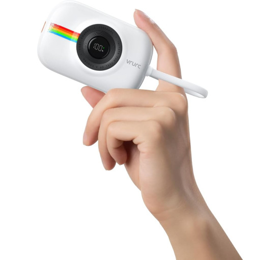 Мини-зарядное устройство VRURC T6S с кабелем, 10000 мАч, 20 Вт, быстрая зарядка, белый (my-19157) Мини-зарядное устройство VRURC T6S с кабелем, 10000 мАч, 20 Вт, быстрая зарядка, белый (my-19157)