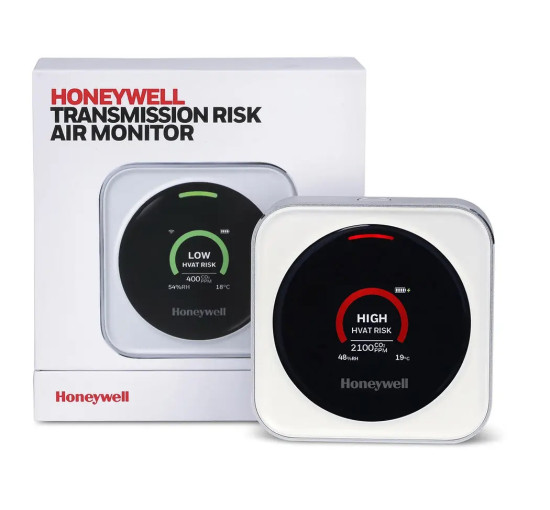 Монітор якості повітря Honeywell HTRAM-V1-W Аналізатор ризику передачі вірусів у повітря (my-19063) Монітор якості повітря Honeywell HTRAM-V1-W Аналізатор ризику передачі вірусів у повітря (my-19063)