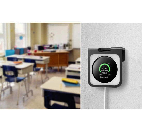 Монітор якості повітря Honeywell HTRAM-V1-W Аналізатор ризику передачі вірусів у повітря (my-19063)