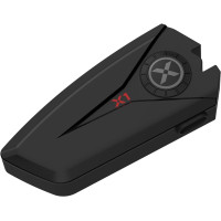 Мотоциклетні навушники XGP X1 Bluetooth V5.3 з голосовим помічником, динаміки шолома 40 мм, чорний (my-19190)