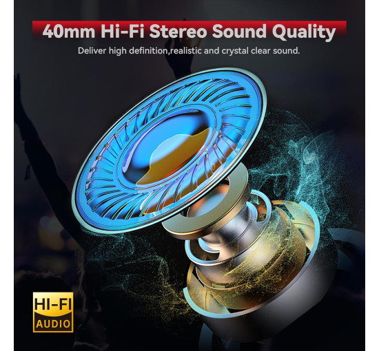 Мотоциклетні навушники XGP X1 Bluetooth V5.3 з голосовим помічником, динаміки шолома 40 мм, чорний (my-19190)