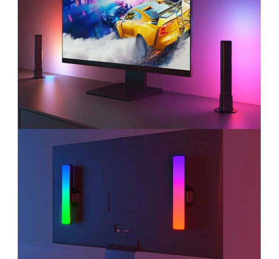 Набір адаптивного підсвічування Govee H6056 RGBICWW WiFi, чорний (my-19128)