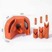 Насадка для заточки сверл от 2 до 16 мм на дрель и шуруповерт, оранжевый (my-19171)