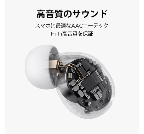 Навушники-вкладиші 1MORE EH608 Bluetooth 5.3, зручна посадка, високоякісний звук, білий (my-19152)