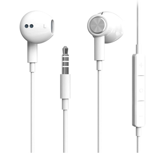 Навушники-вкладиші BENEWY ME530 Hi-Res Extra Bass роз'єм 3,5 мм з шумоізоляцією, білий (my-19162) Навушники-вкладиші BENEWY ME530 Hi-Res Extra Bass роз'єм 3,5 мм з шумоізоляцією, білий (my-19162)