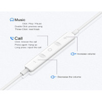 Навушники-вкладиші BENEWY ME530 Hi-Res Extra Bass роз'єм 3,5 мм з шумоізоляцією, білий (my-19162) Навушники-вкладиші BENEWY ME530 Hi-Res Extra Bass роз'єм 3,5 мм з шумоізоляцією, білий (my-19162)