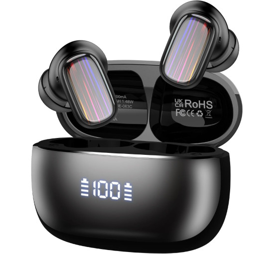 Навушники-вкладиші Conyat H63 з функцією перекладу на основі штучного інтелекту, Bluetooth 5.4, чорний (my-19153) Навушники-вкладиші Conyat H63 з функцією перекладу на основі штучного інтелекту, Bluetooth 5.4, чорний (my-19153)