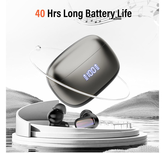 Навушники-вкладиші Conyat H63 з функцією перекладу на основі штучного інтелекту, Bluetooth 5.4, чорний (my-19153)